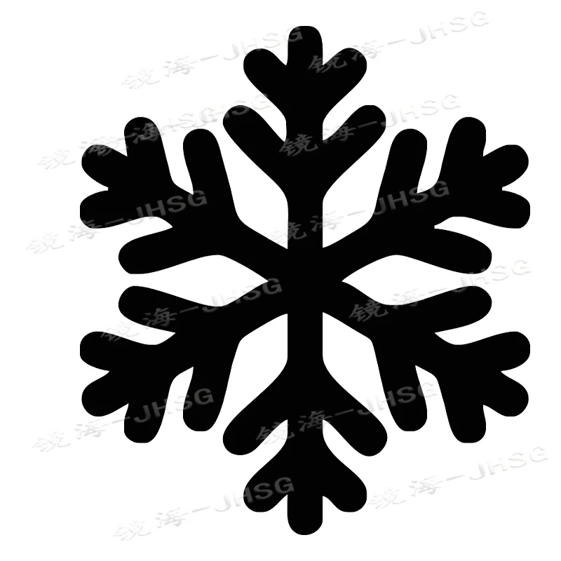 

Snowflake Decals for Car Walls, Laptops, Vinyl Stickers for Cars, Motorcycles, Helmets, External Decorative Accessories
