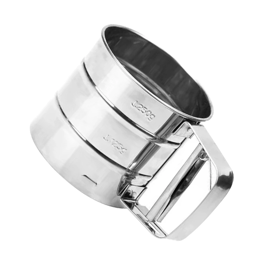 

Portable Flour Sifter for Baking Stainless Steel Sieve Fine Powder Handheld Kitchen Tool Manual Strainer Baking Mold