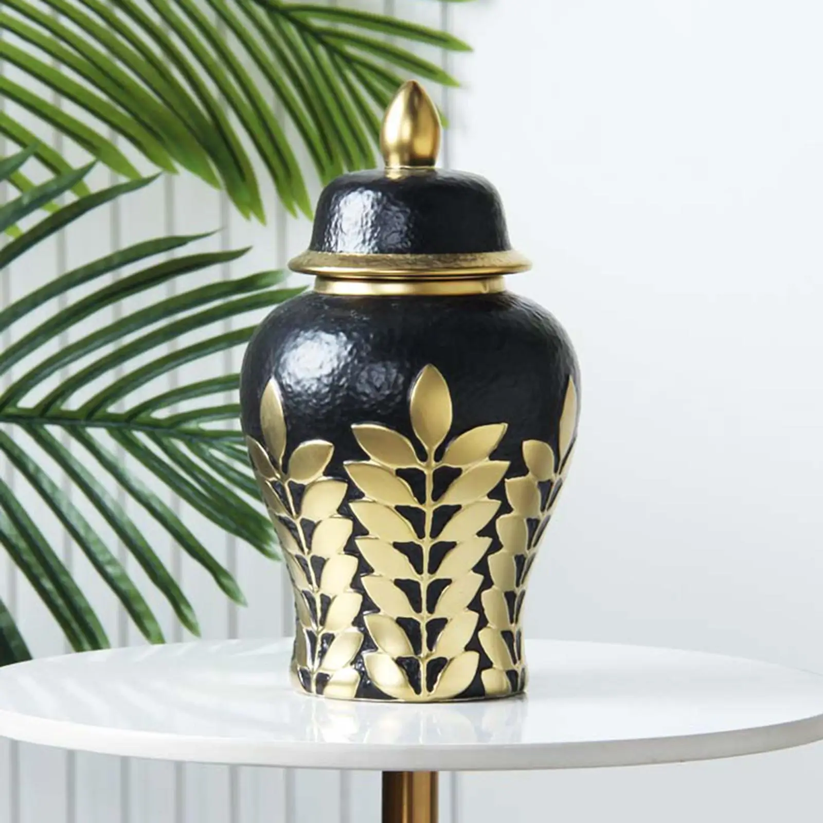 

Керамическая банка с имбирем, дизайн интерьера, художественная работа, многофункциональная канистра для хранения, ваза для цветов для кухонного шкафа, столешница для гостиной