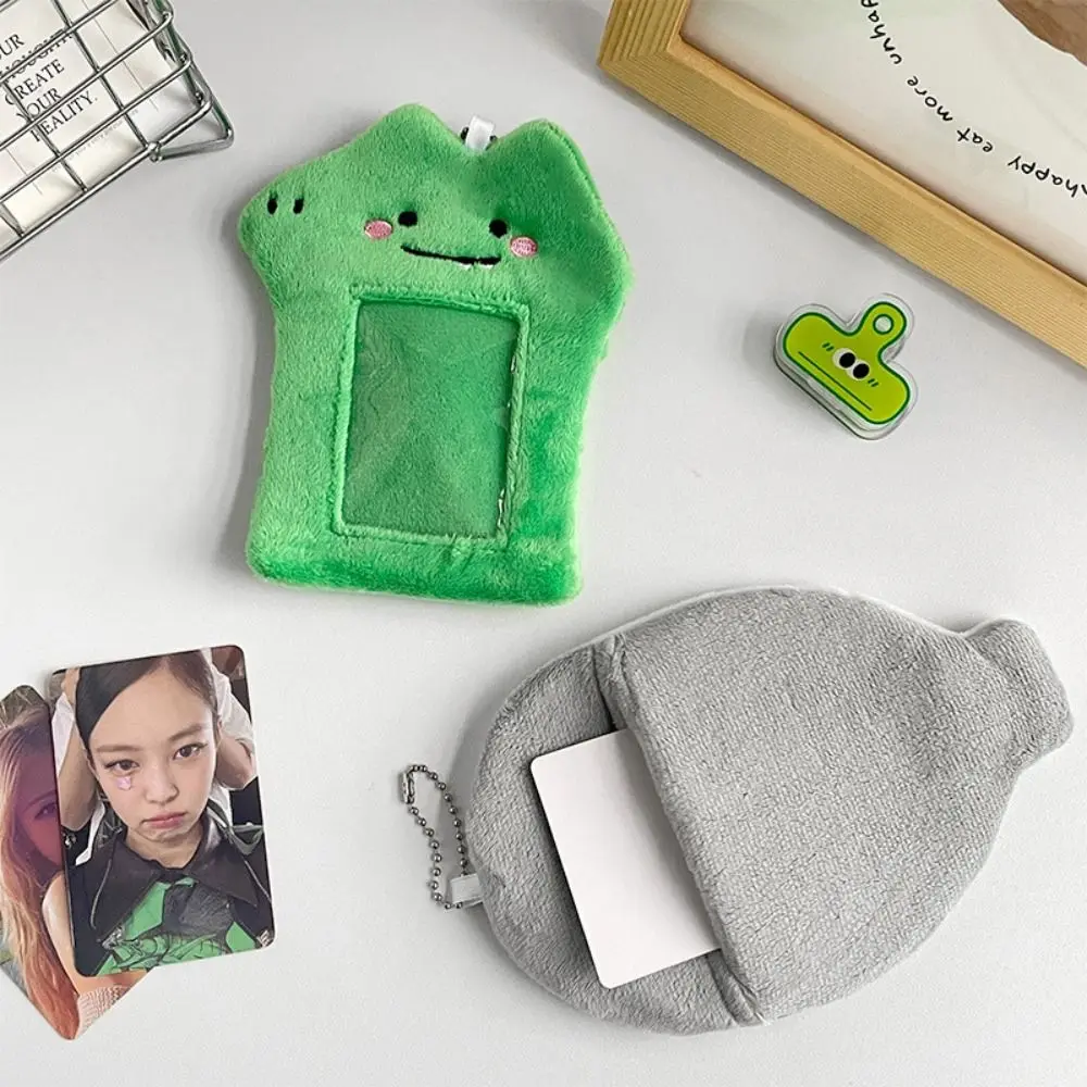 Soft-shelled Turtle Crocodile Photocard Holder Korean Style Cartoon Plush Kpop Photocard Holder Kpop Idol INS Bus Card Holder