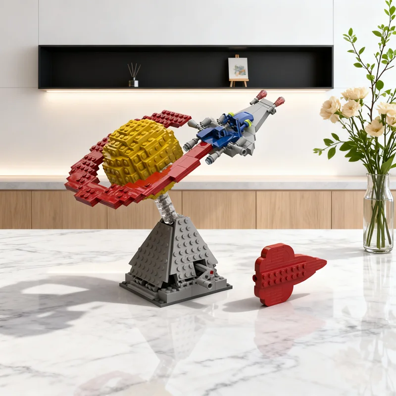 

441pcs MOC Classic 3D Space Model Building Blocks DIY Gift Creative Collectible Display Decor Premium Adult Kids Desk Home Toy