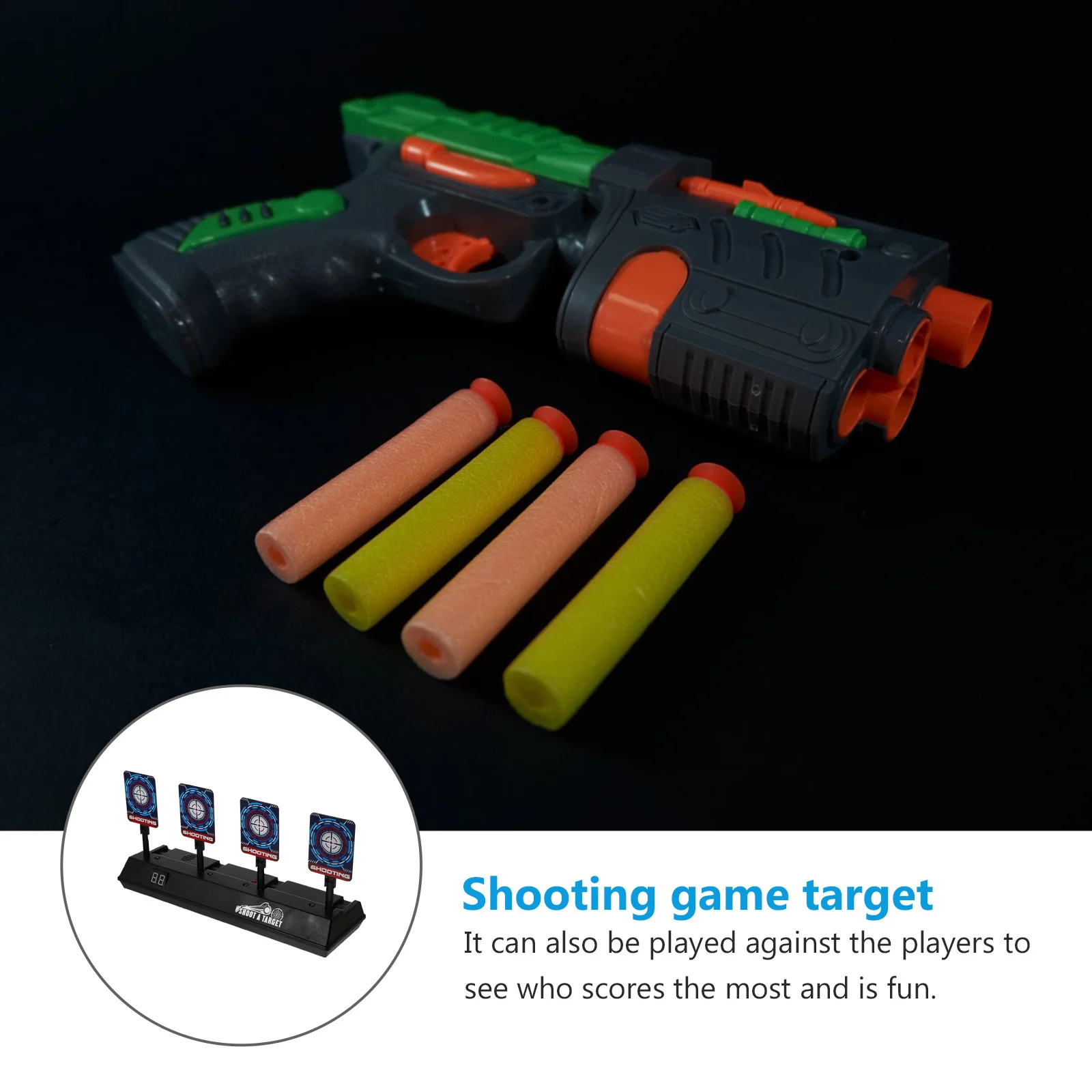

1Set Electronic Scoring Target Automatic Return High Precision Game Shooting Scorekeeper for Training Competition