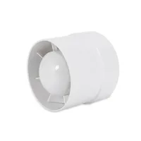 100mm ABS tuyau en plastique ventilateur tuyau Insertion ventilateur d'échappement silencieux 2400 tr/min pour l'extraction d'air dans les bureaux toilettes cuisine salle de bains 6
