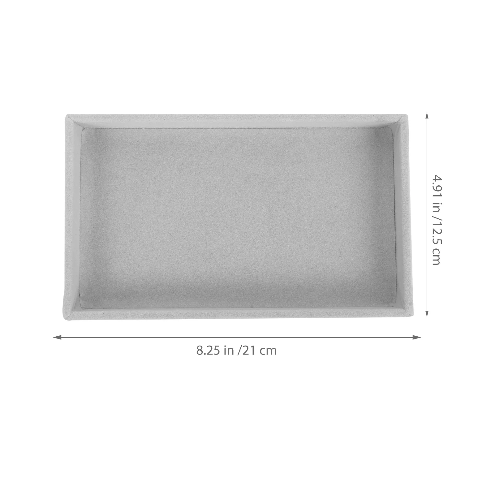 

2Pcs Jewelry Storage Trays Stackable Necklace Earring Holder Desktop Display Storage Organizer Durable Practical Tray