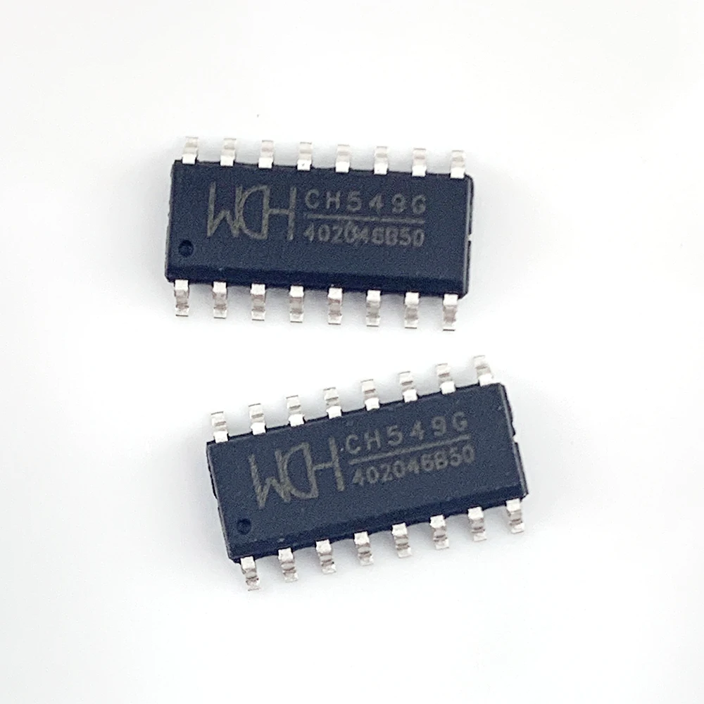 MCU multiinterfaz mejorado de 8 bits CH549G SOP16 CH549 Compatible con el conjunto de instrucciones MCS51