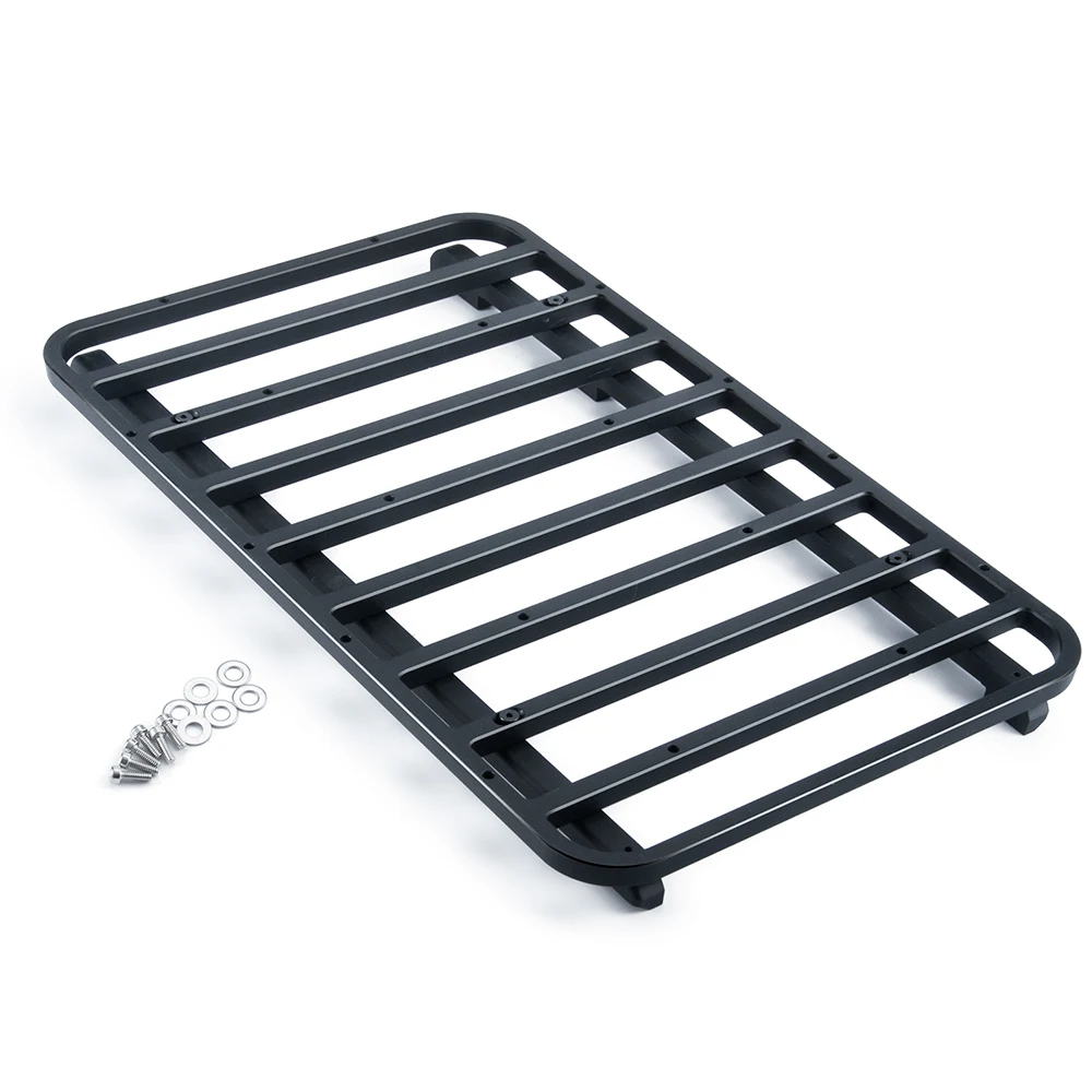 MIBIDAO RC Car Metal Roof Rack Luggage Carrier For 1/10 TRX-4 TRX4 Bronco Car Shell Body Decoration Parts