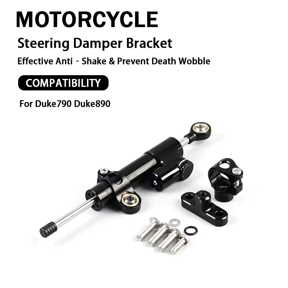Handlebar Stabilizer For Duke790 Duke890 Steering Damper Stabilizer Bracket Kit Linear Stabilizer Motorcycle Accessories