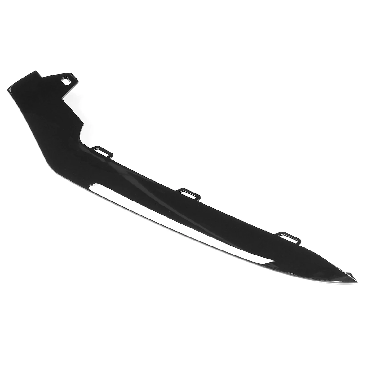 Black Car Front Bumper Splitter Diffuser Lip Lower Lid Cover Trim For Benz E-Class W212 E200 E220 E250 E300 E350 2014 2015 2016