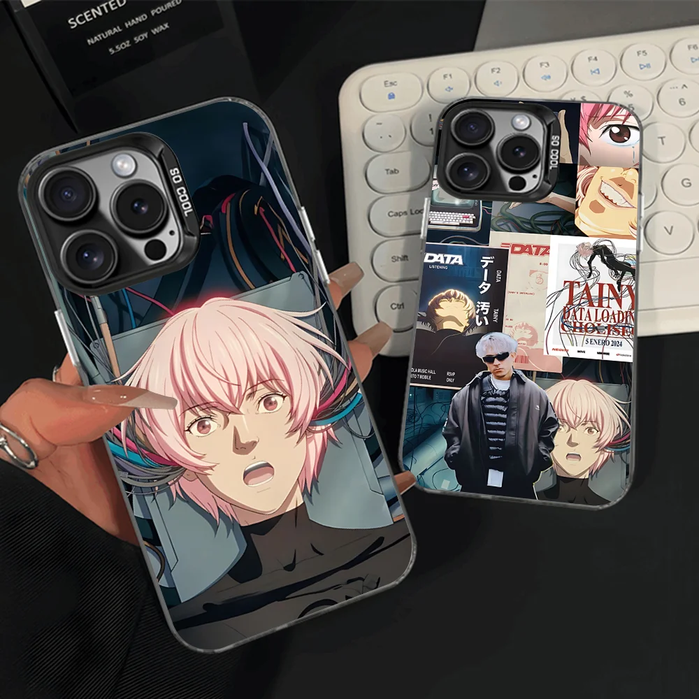 

Tainy DATA Phone Case For iPhone 16,15,14,13,12,11,Pro,Max,Plus,Mini,XS,SE Anti Fall Black Matte Hard Bumper