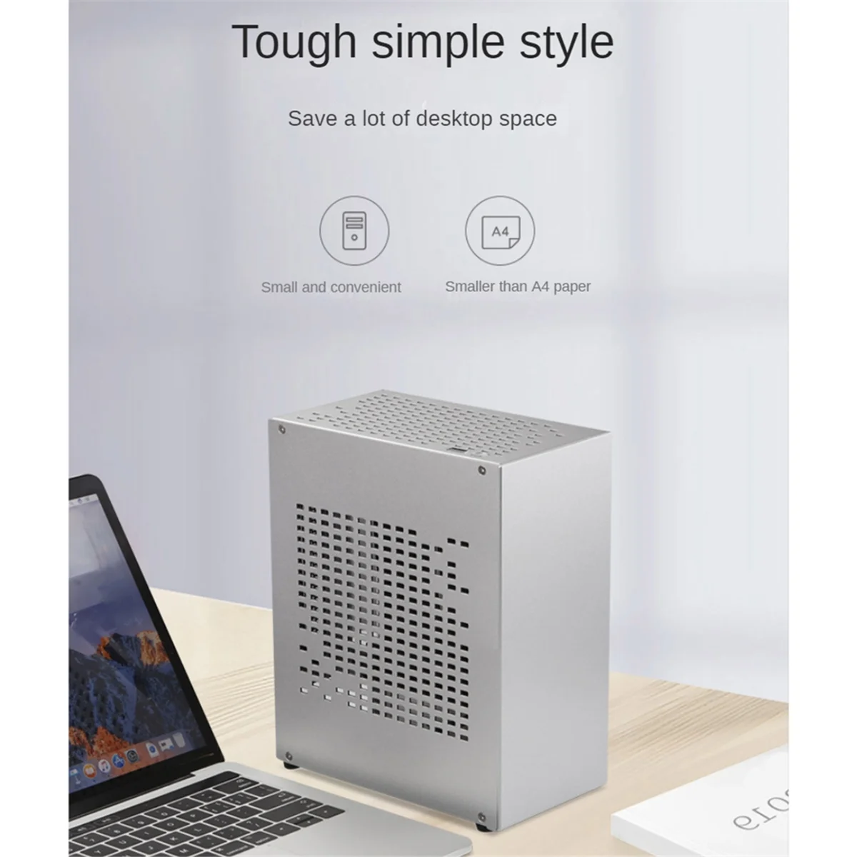 A88M A07 Mini ITX حافظة كمبيوتر هيكل HTPC المضيف USB3.0 ITX الضميمة هيكل الكمبيوتر الشخصي صندوق سطح المكتب الأبيض