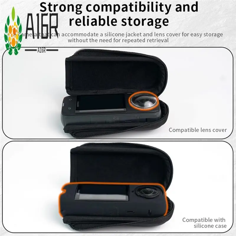 

A16R-CYNOVA For Insta360 X4 Body Case Mini Camera Bag Pouch Protective Carry Case For Insta 360 X4 Action Camera Accessories