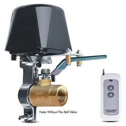 DC 12V Smart Valve Switch Remote Control Water/Gas Valve, 100M Long Range, Adjustable Bracket, Waterproof Shut Off Valve vana