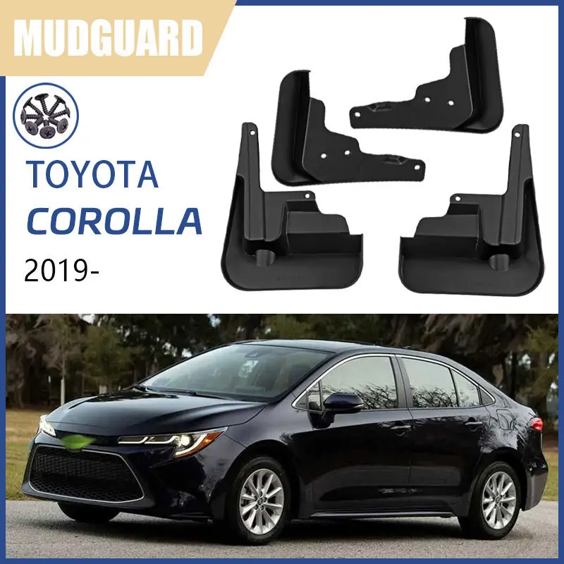 

Mudguard For Toyota Corolla 2019 2020 2021 2022 2023 2024 E210 210 Sedan Saloon Mudguard Splash Guard Accessory Wheels Parts