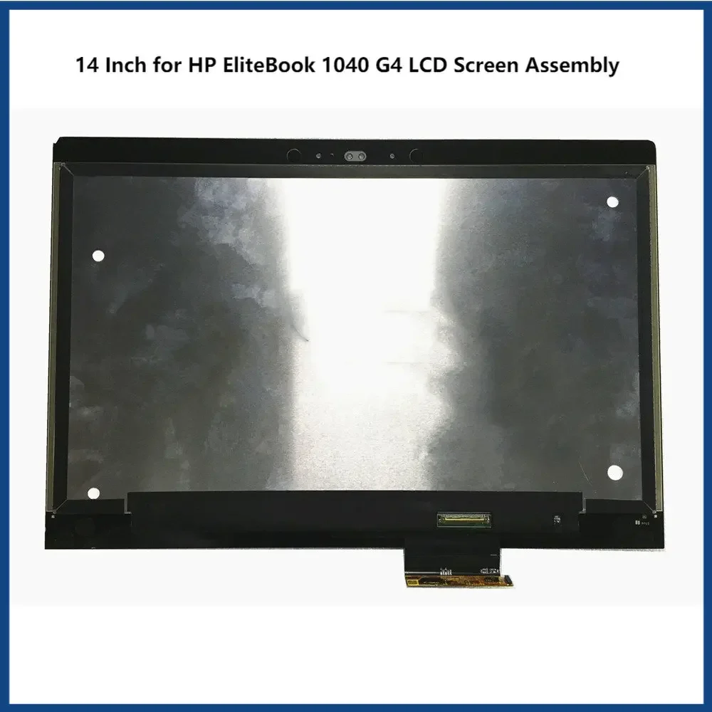 14 Inch for HP EliteBook 1040 G4 LCD Screen Assembly Replacemnt FHD 1920x1080 EDP 40pins M140NVF7 R0 P/N:936980-N31