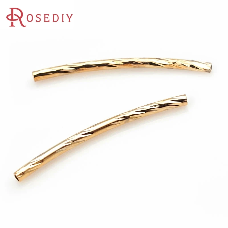 女性のための真ちゅう製ブレスレット,ゴールドカラー,18k,高品質,DIY,ジュエリー作り,ネックレスアクセサリー 1
