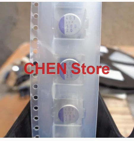 

free shipping 20PCS/50PCS SANYO OS-CON SVP 20V100UF 8X12MM Polymer Solid Electrolytic Capacitor 20SVP100M 100UF 20V