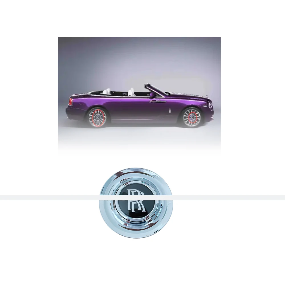 

Hot Selling Floating Wheel Center Caps for Rolls-Royce Ghost 2002-2015 ABS Float Cap