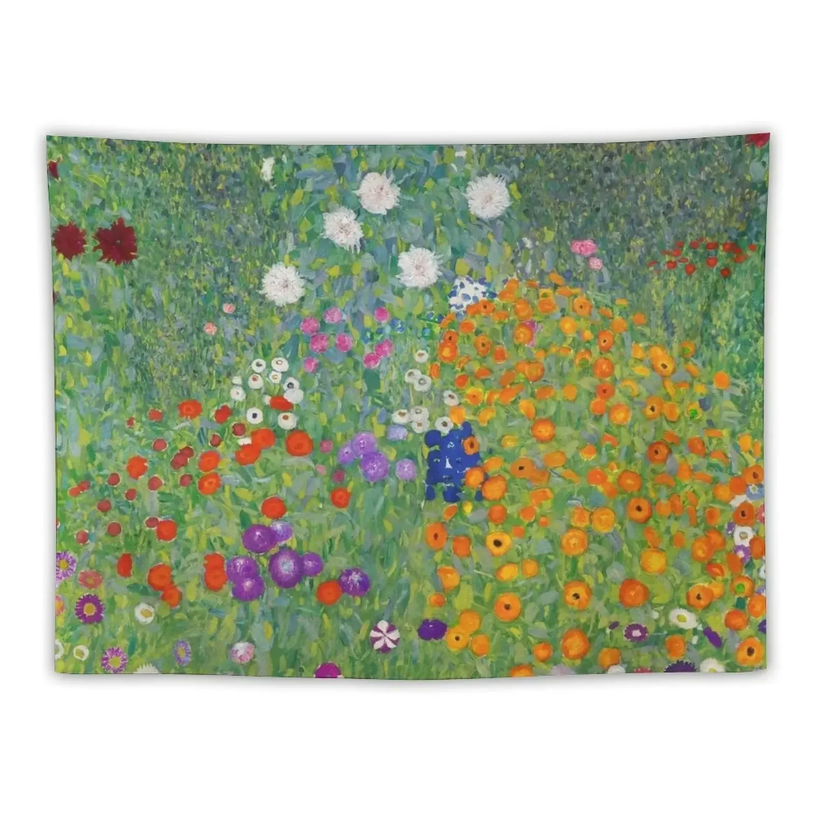 Gustav Klimt Flower Garden Tapestry Art Mural Bedrooms Decorations Decorative Paintings Luxury Living Room Decoration Tapestry