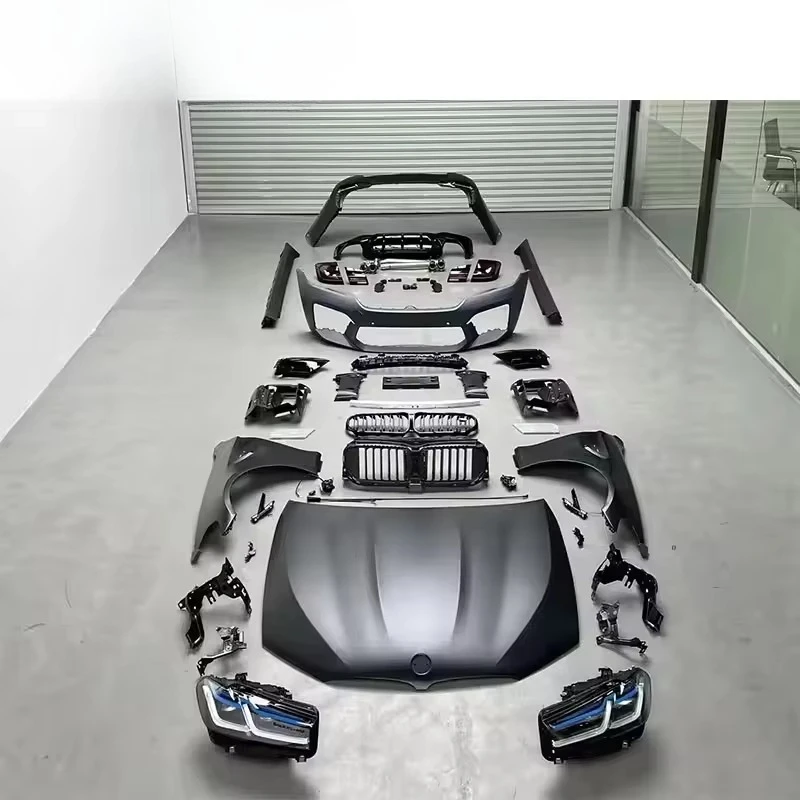 

SJC Auto Accessories Parts for 5 Series F10 F18 Body Kits 2011-2017 Upgrade M5 G30 Style Front Bumper Rear Bumper Headlightc