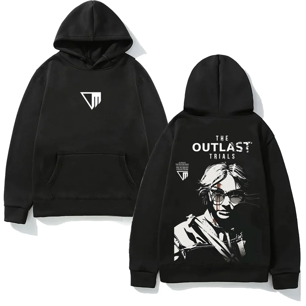 The Outlast Trials GAME Hoody new style horror game Graphic Printing HOODIE High Quality for Autumn/Winter Moletom with Hooded