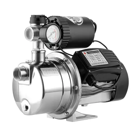 가정용 완전 자동 워터 펌프 370W-1500W 급수 시스템 용 자체 프라이밍 스테인레스 스틸 자동 탭 부스터 펌프