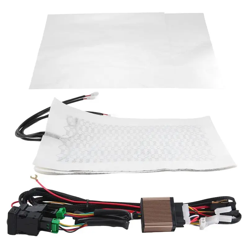 

Комплект из 4-х подогреваемых накладок на сиденья AC54-4PCS 12V с 2-мя регуляторами и 5-ступенчатым переключателем для Toyota Prado, Corolla, RAV4, REIZ, Yaris