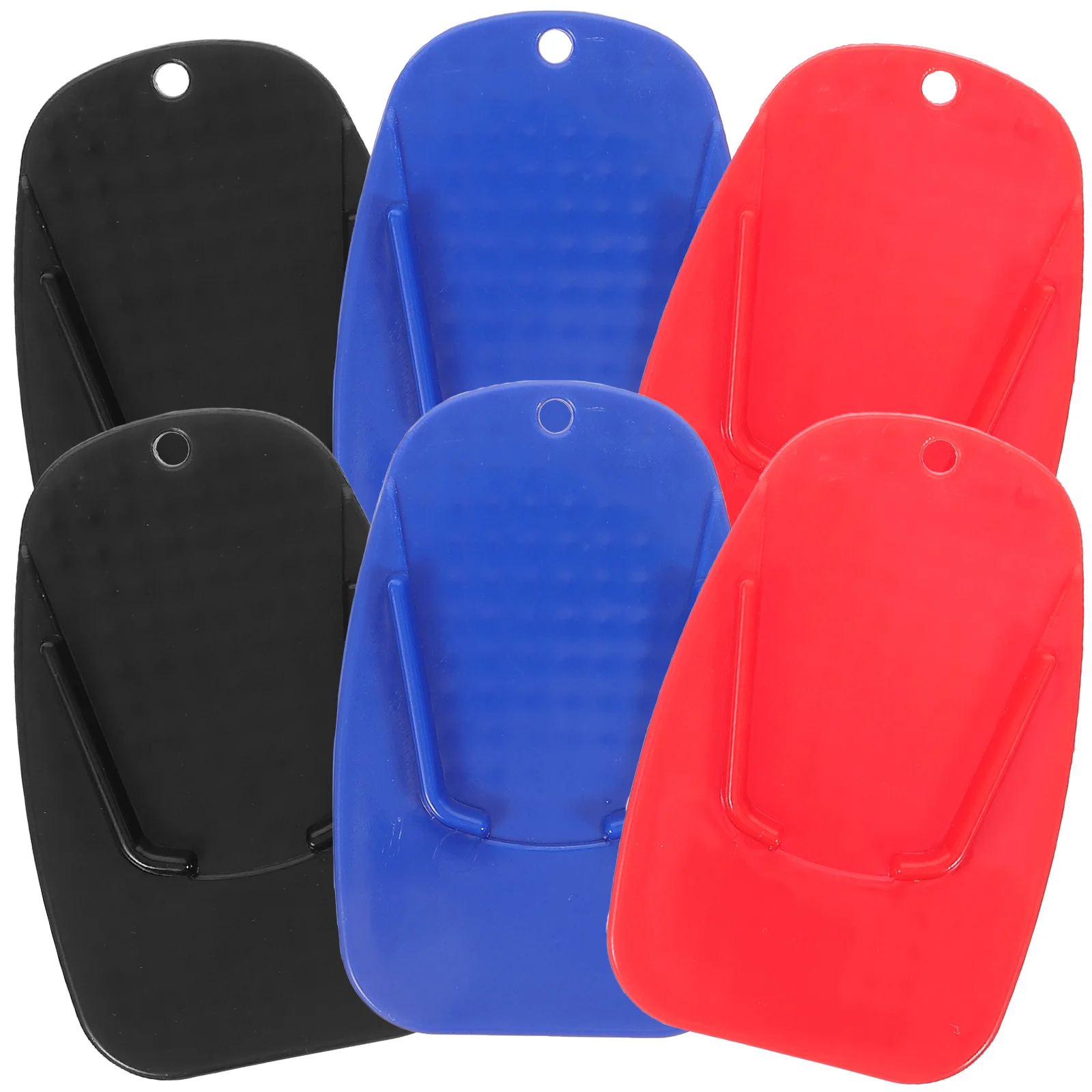 

6 Pcs Motorcycle Kickstand Plate 9x55cm Extension Accessories for Men Pad Mats