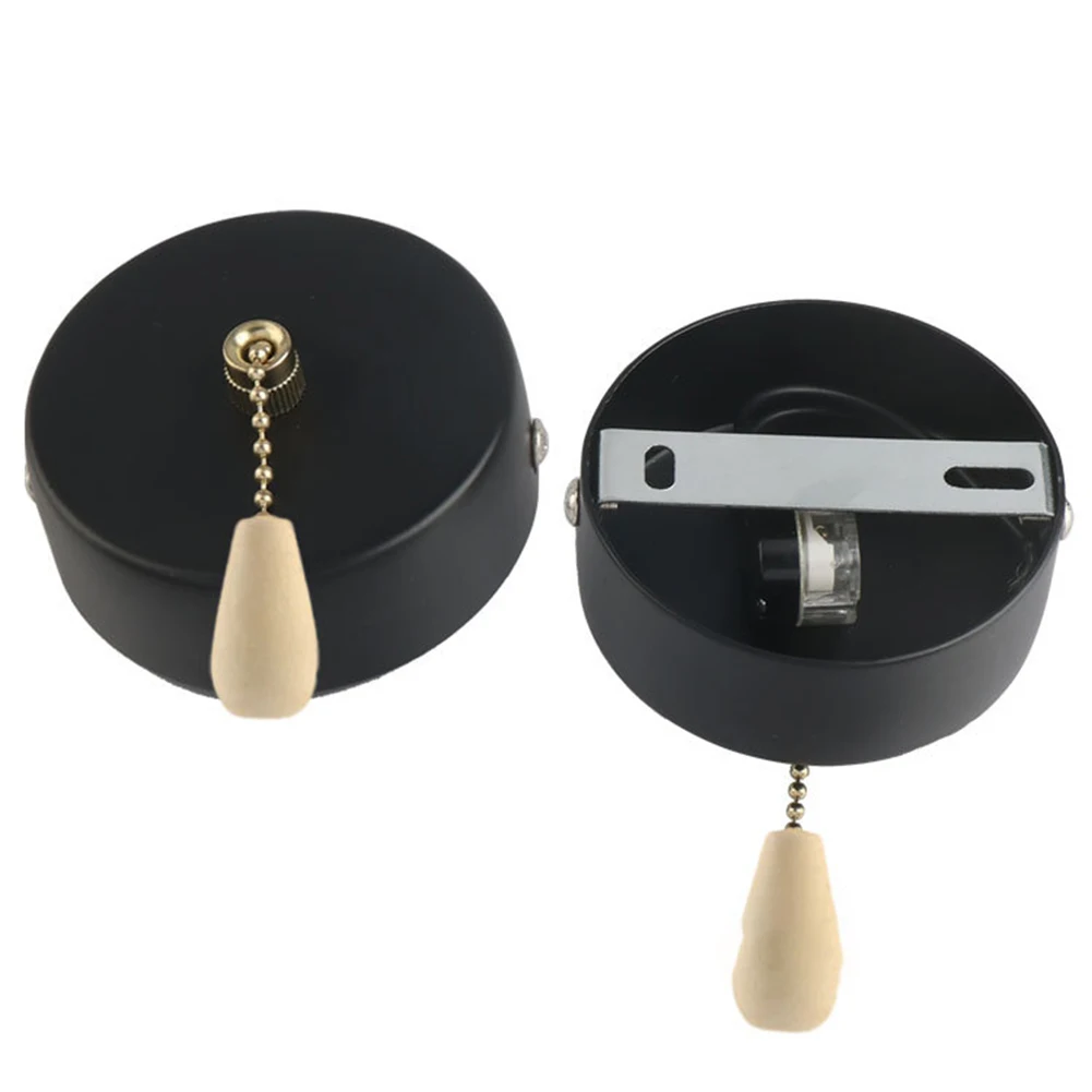Elegant Pull Cord Light Switch Safe Stylish Easy Installation For Ceiling Lamp Wall Home Bedroom Bathroom Electrical Decoration