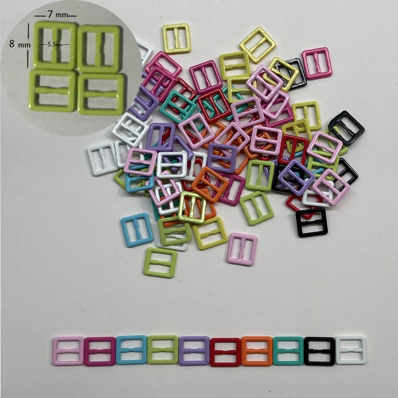 20/Pcs Ultra-small Colorful  5.5mm Buckle For Ob11 BJD Doll Clothes Shoes Bag Tiny Buckles Mini Doll Buttons  Accessories