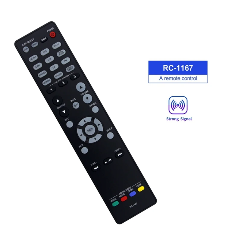 Remote Control RC-1167 Replace For Denon AV Receiver AVR-2113 AVR-2113CI AVR-1913 AVR-2313CI AVR-2313 AVR2113 AVR2113CI
