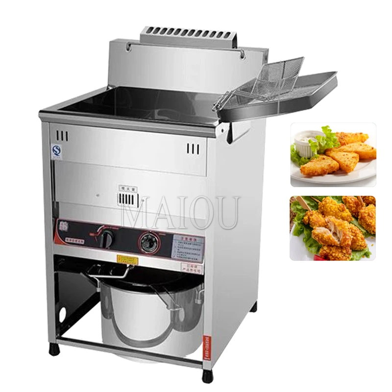 220V Fryer Luxury Vertical Stainless Steel Commercial Equipment Precise Temperature Control Electric Fryer