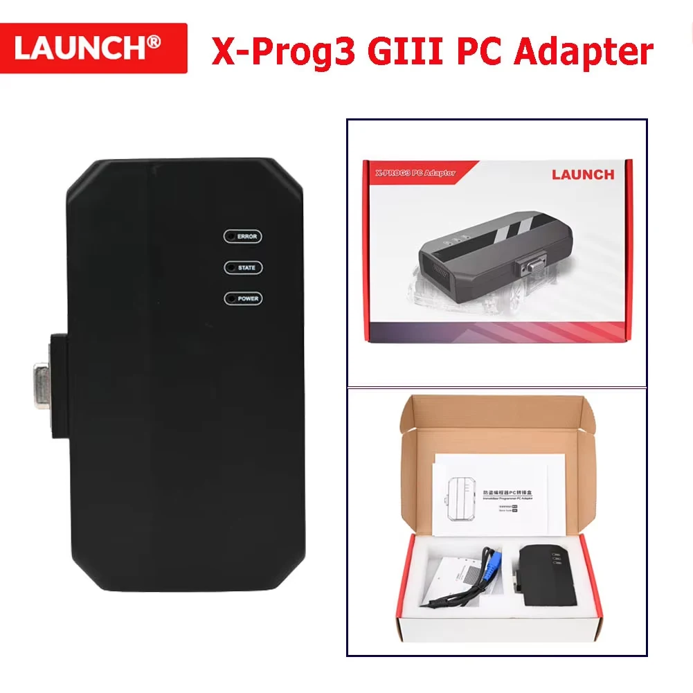 

Original Launch X-Prog3 GIII PC Adapter XProg3 ECU Programmer X431 IMMO Programmer for Engine Data Validation Functionmer