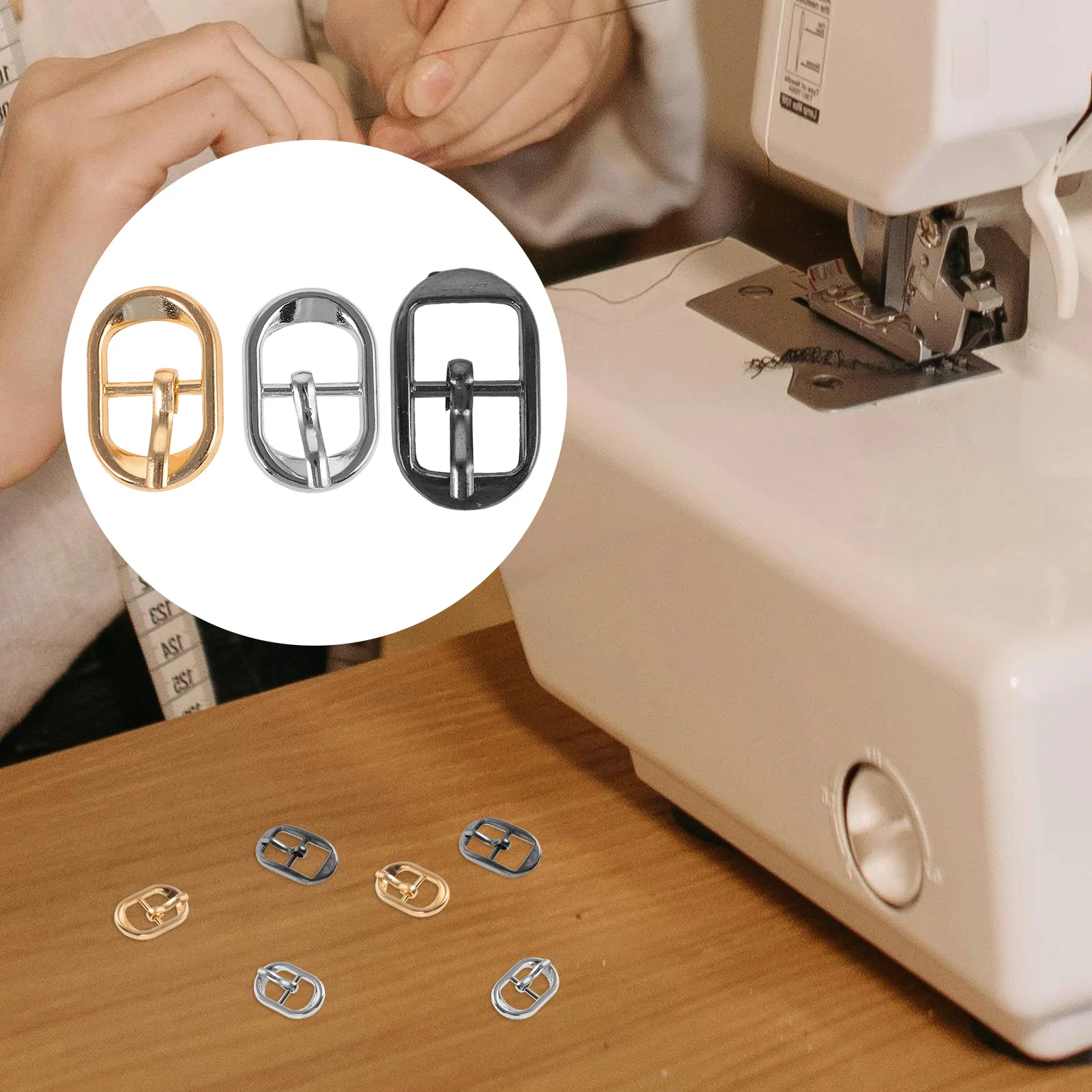 30 قطعة من أبازيم حزام صغيرة من الفولاذ المقاوم للصدأ لاستبدال إكسسوارات الملابس اليدوية ذاتية الصنع