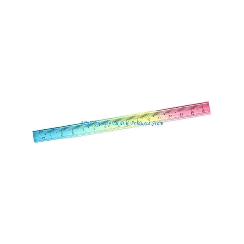 U2JE Transparent Acrylic Ruler Metric Scale Measuring Tool for Architectural Drafting
