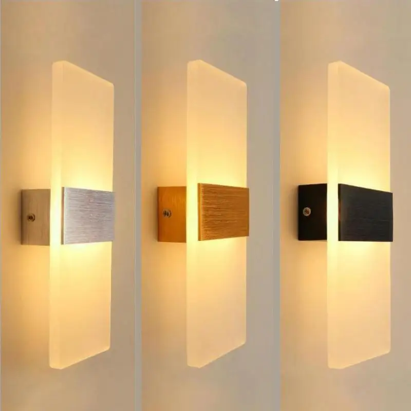 

Loft Style Wall Light Applique Murale Luminaire Loft Led Stair Warm White Led Wall Lamp Bathroom Led Mirror Lighting