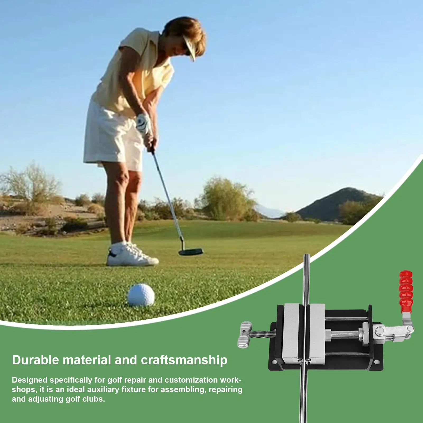 أداة إزالة نادي الجولف القابلة للتعديل، أداة إزالة قبضة الجولف للمنزل والتدريب في صالة الألعاب الرياضية في الهواء الطلق #4