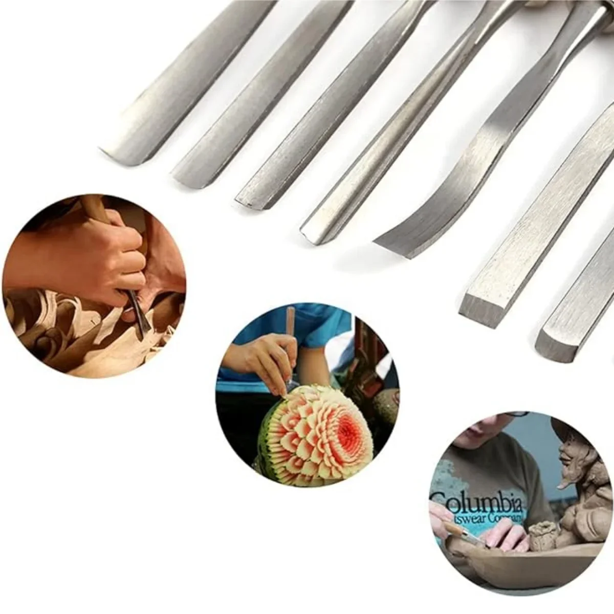 Juego de 12 piezas de cinceles - Wood Chisel Set reseña y precio
