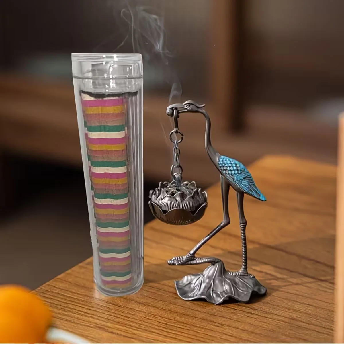 1 Flasche enthält 42 Stück/2 Flaschen enthalten 84 Stück, farbenfroher, glückverheißender, wolkenförmiger Räucherstäbchen, Rose, Lavendel, Kaffee, Osmanthus, grüner Tee, Gardenie, Kirschblüte, rein natürliches klebriges Pulver, wolkenförmiges Räucherstäbchen