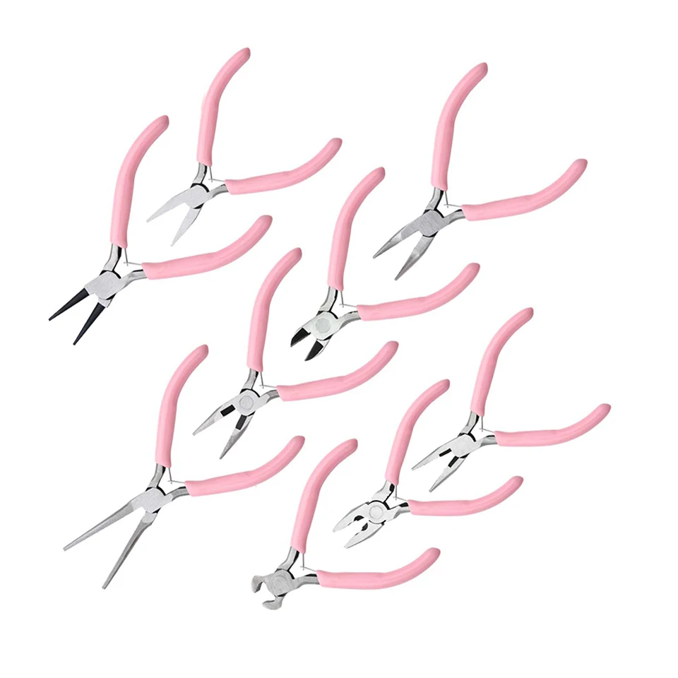 

Wholesale Jewelry Pliers Tools Set Long Needle Nose Round Flat Bent Chain Cutting Pliers Scissors Tweezers for Jewelry Repair