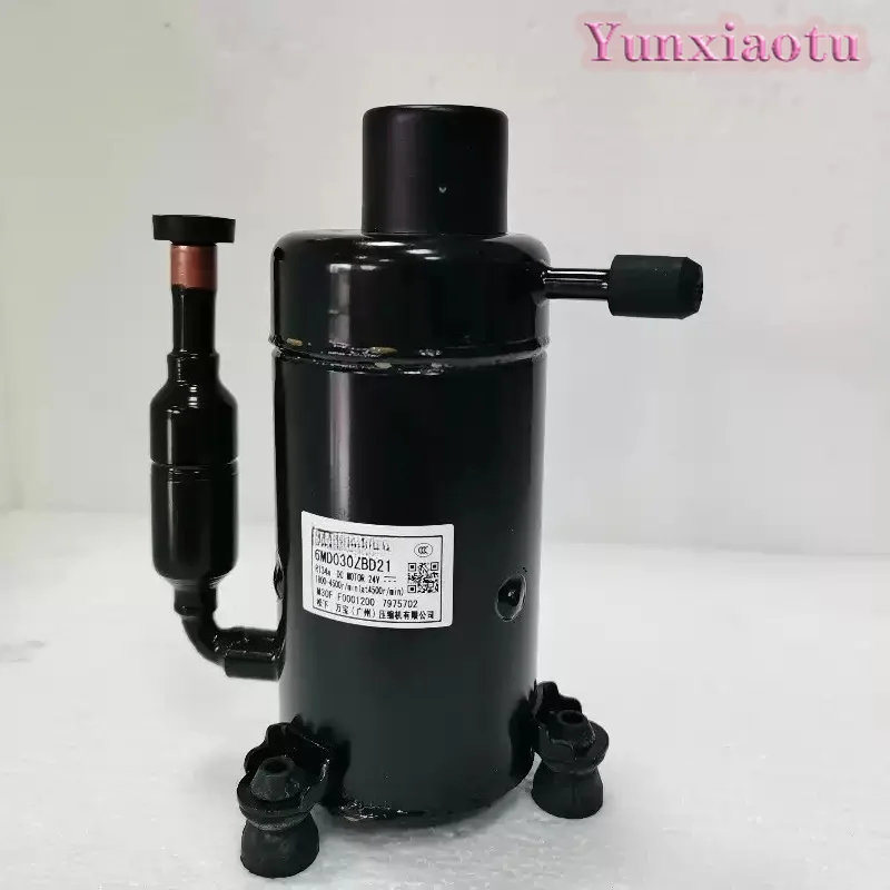 Dc 24v Silent 6MD030ZBD21 Micro Compressor for Camping Tents, Travel Air Conditioners and Refrigerators