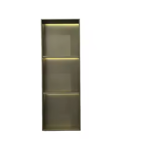 Gold Seller Modern Shower Shelf Niche with LED Light Embedded Sanity SUS304 Recessed Stainless... product image