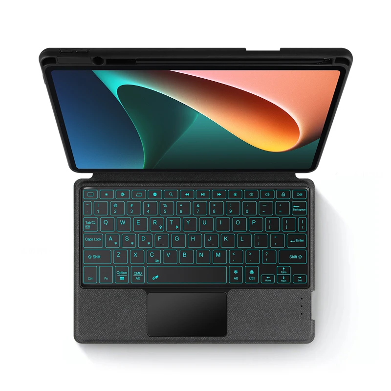 

AJIUYU для Xiaomi Mi Pad 5 Pro 11 "разделенная подсветка чехол для клавиатуры португальский русский для планшета Xiaomi MIPAD5 чехол с клавиатурой