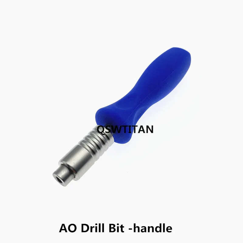 Bone AO Quick Coupling handle and AO drill bits Veterinary Orthopedic Surgical Instrument