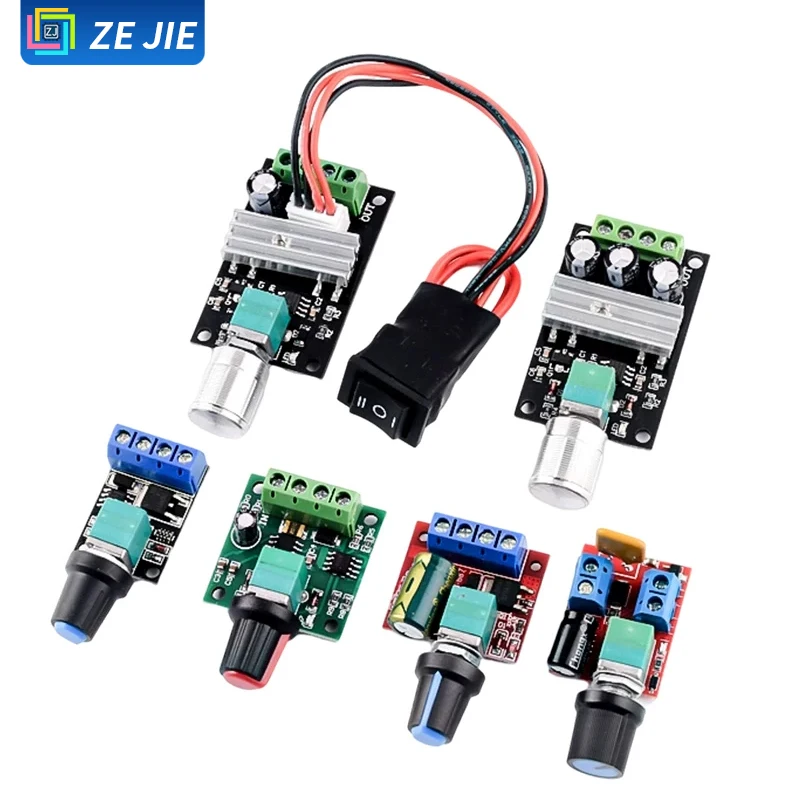 PWM DC Motor Speed Controller, 5V‑35V Speed Switch, LED Dimmer & Speed Control Module, SCR 0‑8A