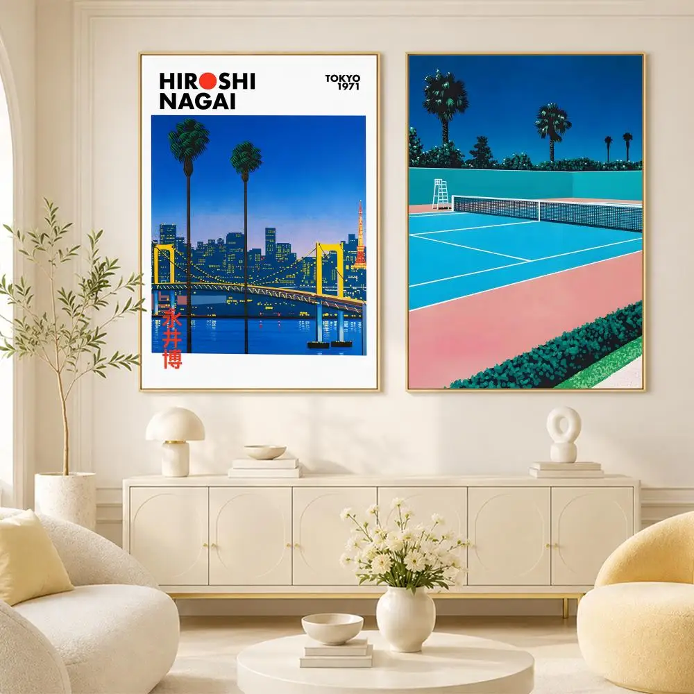 Hiroshi Nagai Poster Room Home Decoration Interior Wall Art Printing Garage Posters Gift