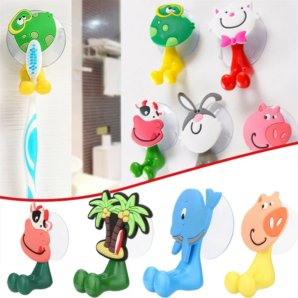 Cute Animal Toothbrush Holder for Kids - usage example