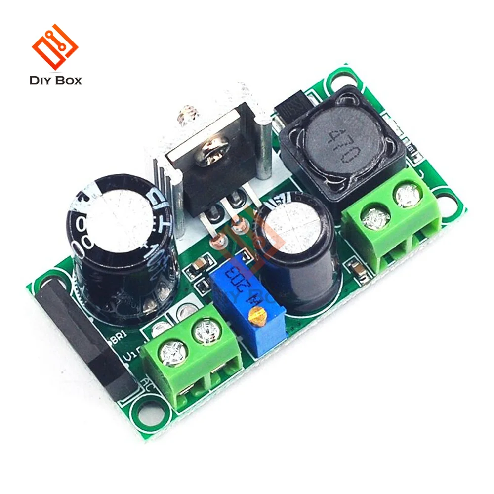 AC/DC to DC Buck Step Down Converter Module LM2596HV 3v 3.3V 5V 6V 9V 12V 15V 24V DC 5V-50V Adjustable Step-Down 3A Power Supply