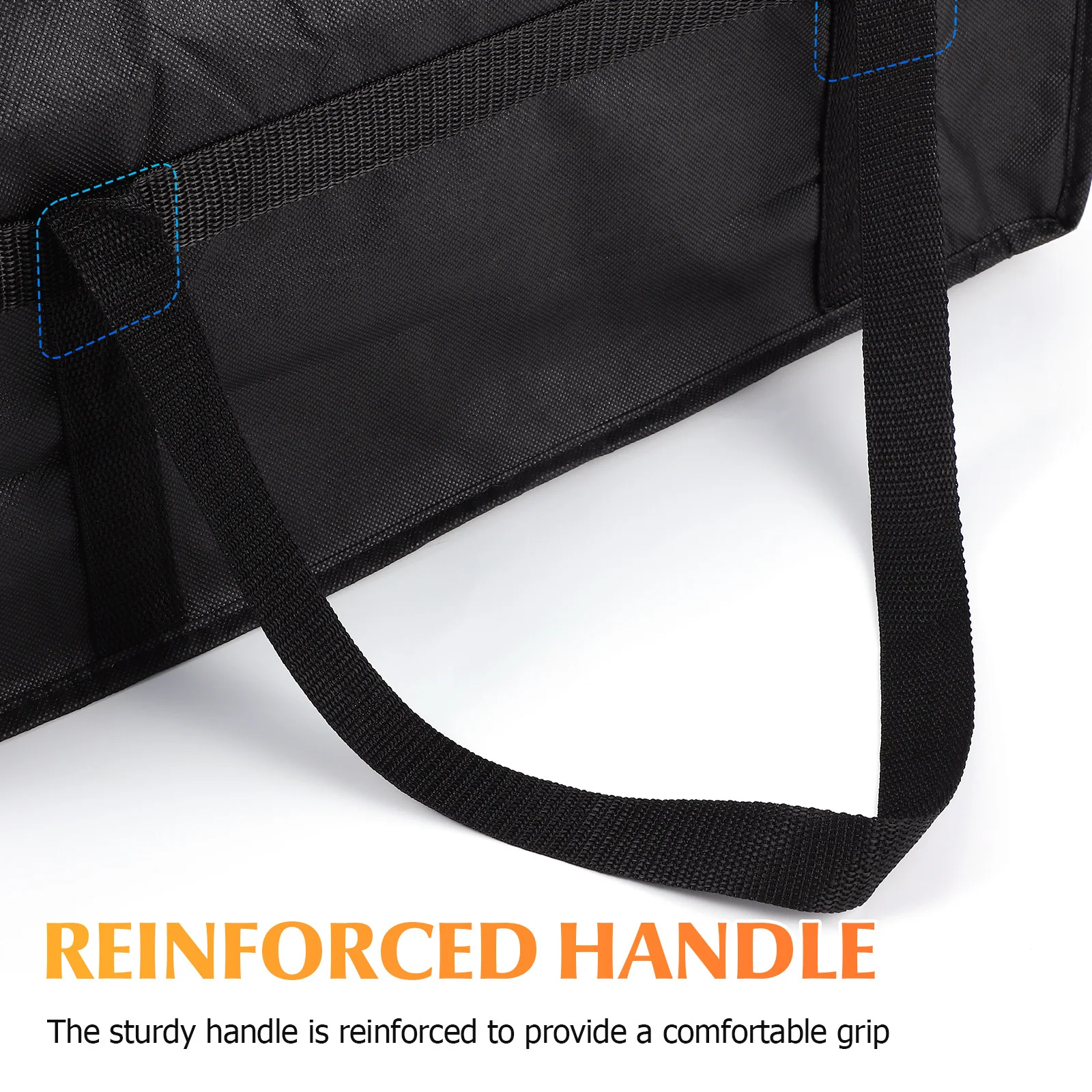 

1pcs Large Pizza Carrier Delivery Thermal With Reinforced Handle Spill-Proof Zipper Multi-Purpose Food Transport Bag For Pizzas