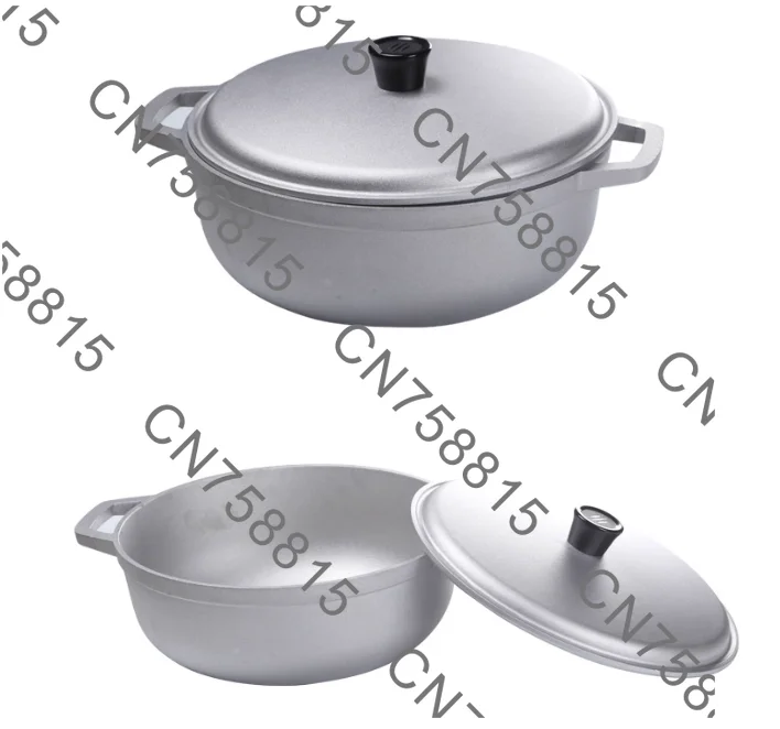 Risotto Pot (Outdoor) Small Aluminum Pot，Aluminum Alloy Soup Pot, Small Thickened Gas Saucepa