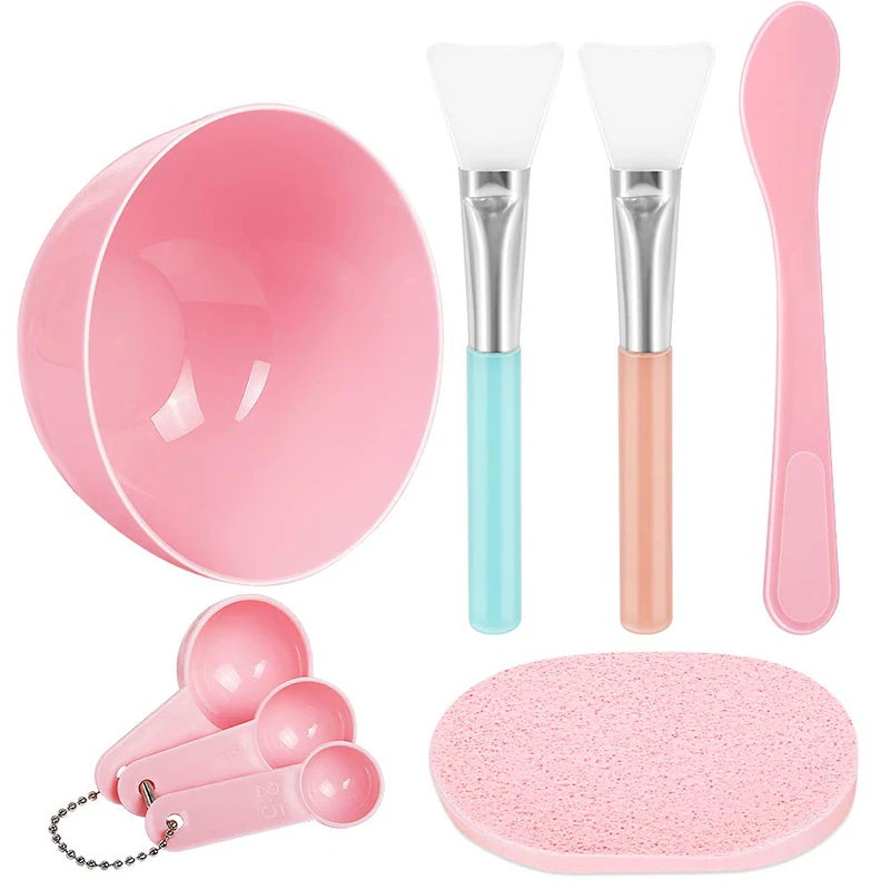 11Pcs Set Facial Brush Mask Bowl Spoon Set Mask Brush Bar DIY Beauty Tools Mixing Tools Skin Care Makeup Supplies Woman